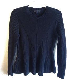 Black Peplum Sweater